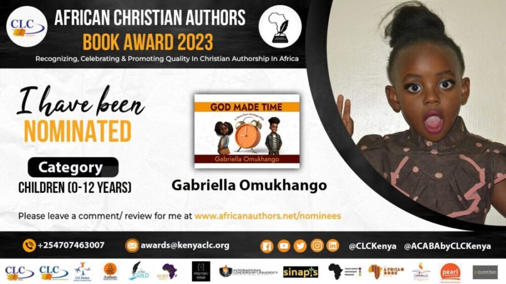 Meet 9 Year Old Gabriella Omukhango , The Author With A Big Calling