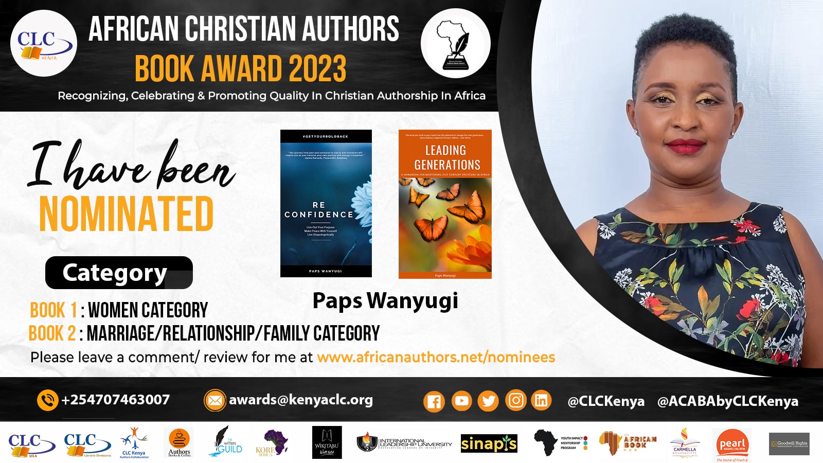 Paps Wanyugi Was A Popular School Girl, But Still Suicidal; She Narrates Her Journey In Her Book , Reconfidence