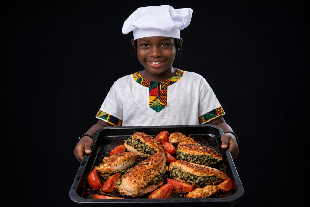Chicken and I Have History: My First Stuffed Chicken Breast (Chef Ethan Imara Omukhango)
