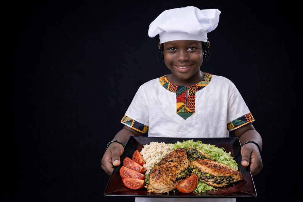 How I Made My First Ricotta Cheese and Crispy Chicken Plate (Chef Ethan Imara Omukhango)