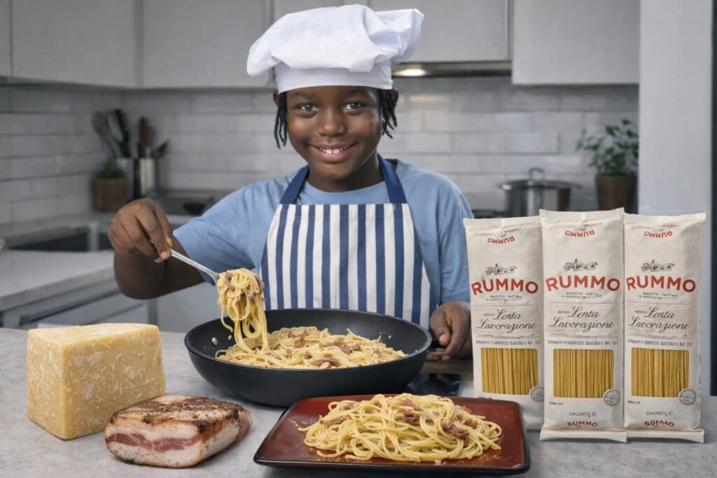 How Mum’s Europe Trip Inspired My First Carbonara (Chef Ethan Imara Omukhango)