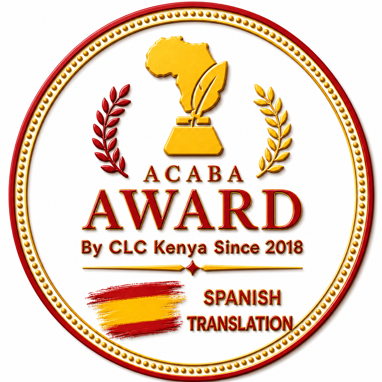 Spanish Translation Award Badge